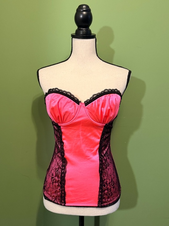 Other - Pink Lace-Trim Bustier Top - Women Intimates